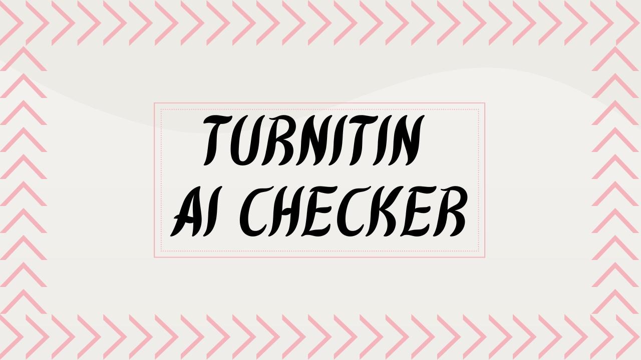 Turnitin AI Checker